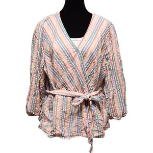 St. John's Bay - multi-colored stripes XXL